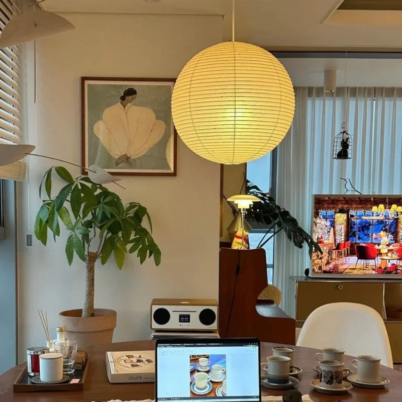 lustre led suspendu style nordique pour décoration intérieure - vue 6 sur 11