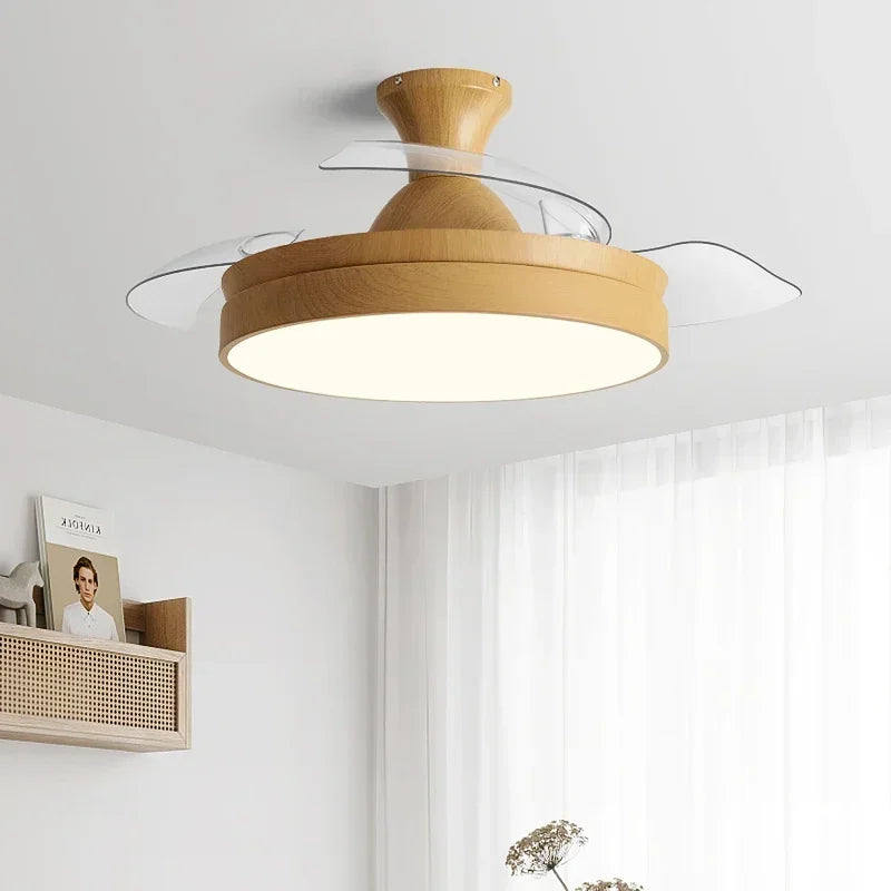 ventilateur de plafond avec lumière et contrôle caché moteur dc - vue 10 sur 12