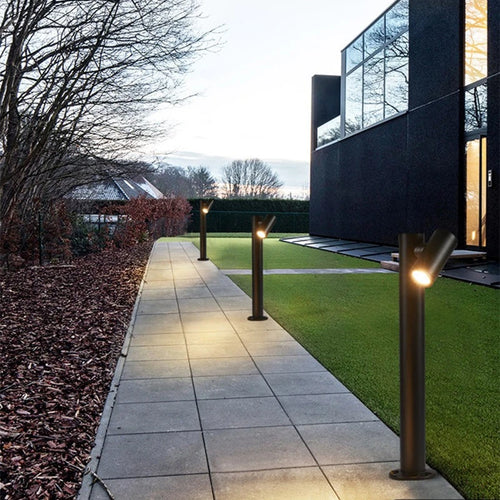 Lampe pelouse extérieure moderne et minimaliste de LED allume IP65 la pelouse de villa de jardin de cour allume l'éclairage extérieur de paysage de communauté de parc - vue 10 sur 10