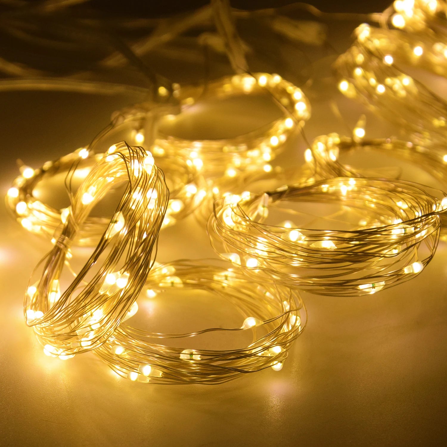 guirlande lumineuse led décorative avec télécommande pour noël - vue 3 sur 6