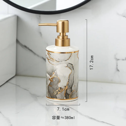 distributeur de savon doré créatif pour salle de bain - vue 13 sur 12