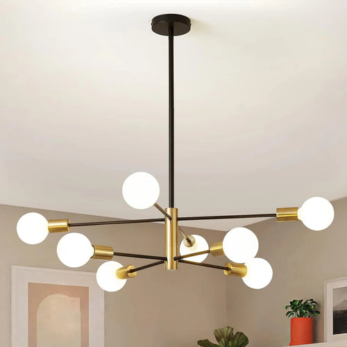 lustre moderne spoutnik pour un décor contemporain élégant - vue 7 sur 11