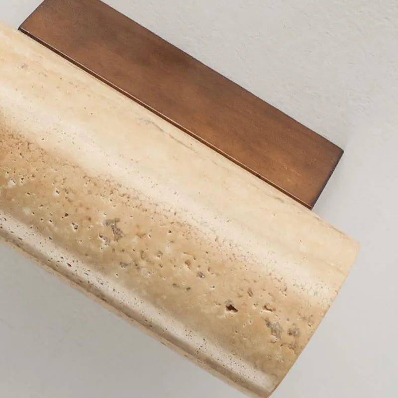 applique murale led en pierre naturelle avec gradation de température - vue 5 sur 8