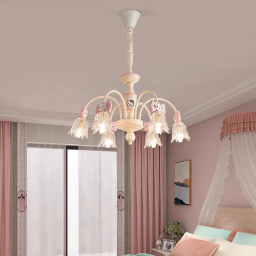 lustre créatif mignon pour chambre de princesse enfant - vue 6 sur 8