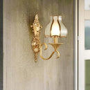 applique murale en cuivre style européen moderne créative et simple