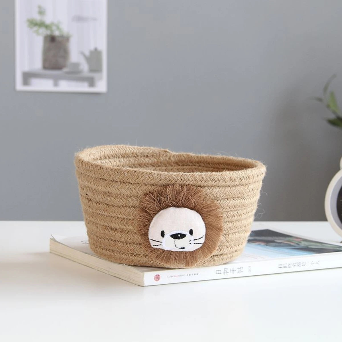 panier de rangement en forme d'animal mignon pour enfants - vue 2 sur 8