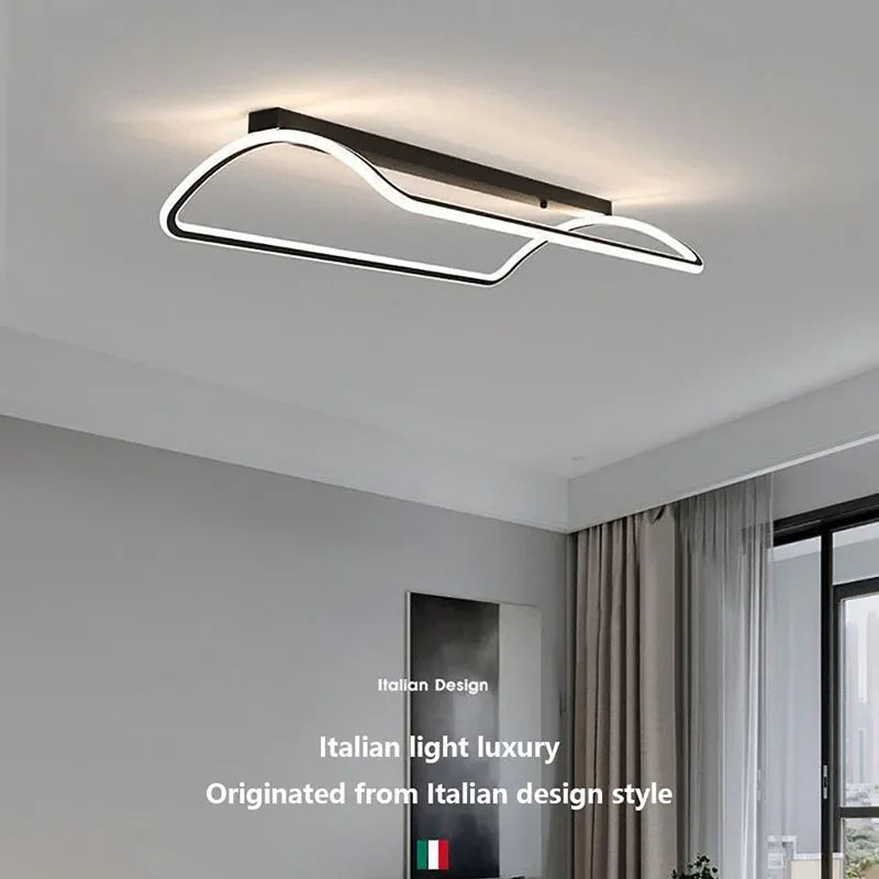 lustre moderne à leds pour intérieur décoratif - vue 6 sur 18
