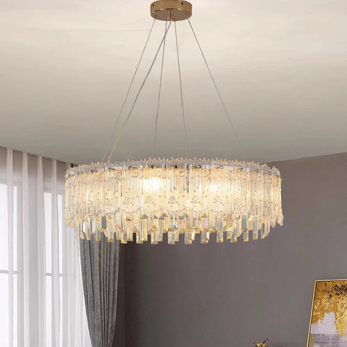 lustre moderne en cristal pour décoration haut de gamme - vue 5 sur 10