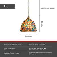 suspension créative en coquillage pour un éclairage unique