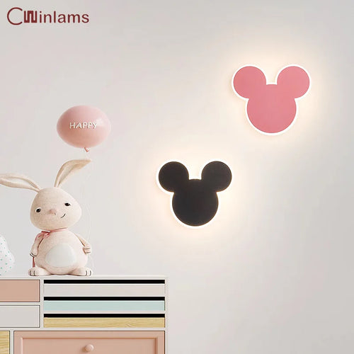 applique murale moderne mickey pour enfants décoration intérieure - vue 2 sur 9