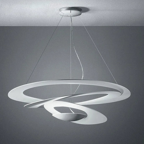lampe annulaire led moderne nordique spirale décorative pour maison - vue 2 sur 6