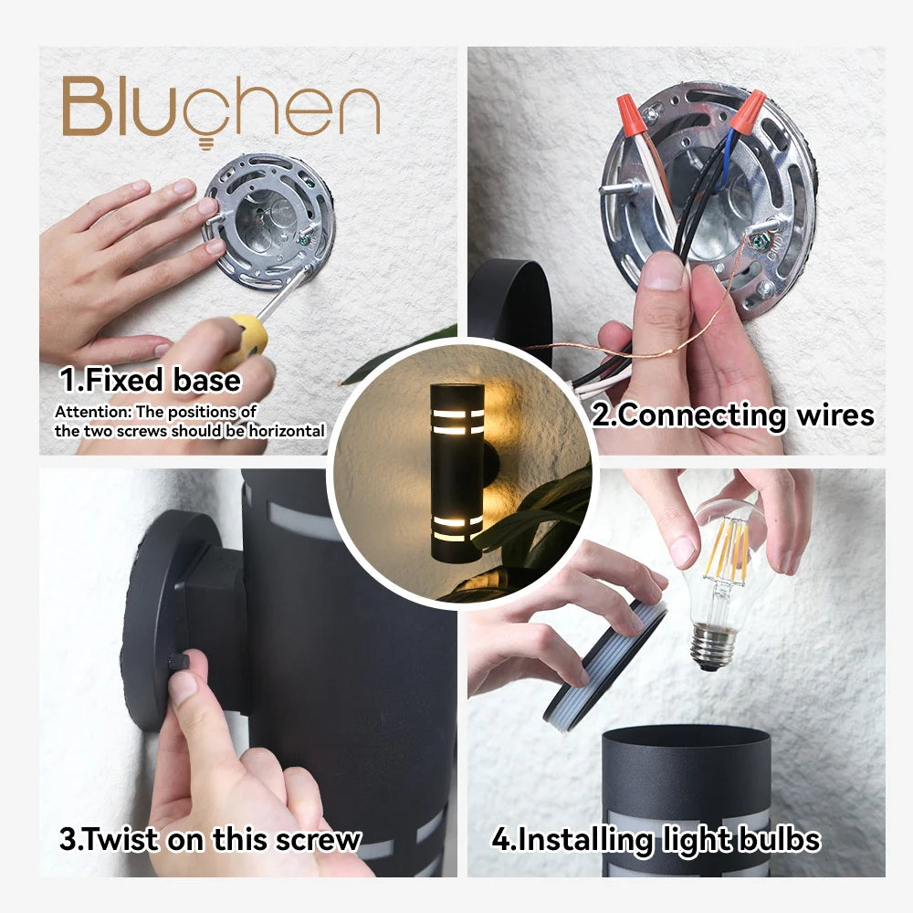 applique murale led étanche en inox pour extérieur élégant et moderne - vue 7 sur 7