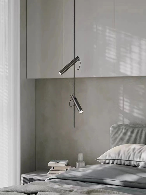 lustre haut de gamme rotatif avec projecteur d'ambiance réglable - vue 2 sur 9