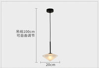 suspension en verre design pour décoration intérieure moderne