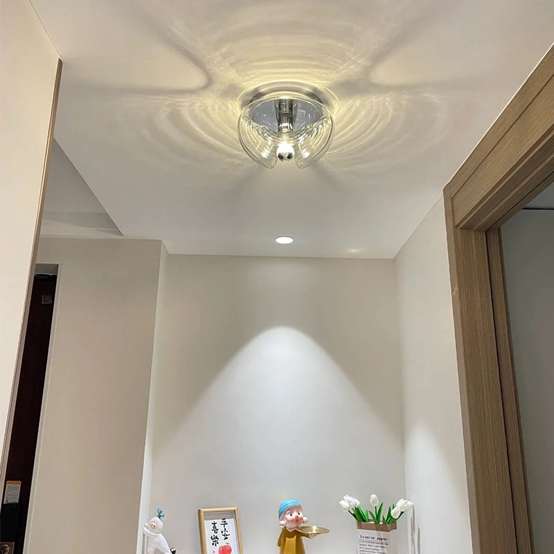 applique murale moderne en verre pour décoration intérieure et éclairage - vue 5 sur 11