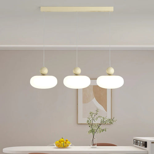 lustre led plafonnier moderne pour cuisine île bar intérieur - vue 6 sur 10
