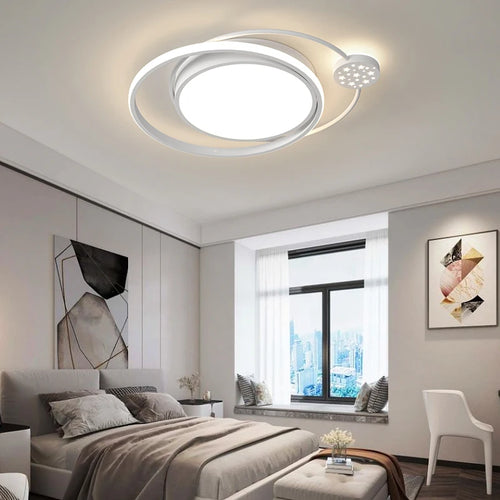 plafonnier led moderne minimalist éclairage intérieur décoratif pour maison - vue 4 sur 12
