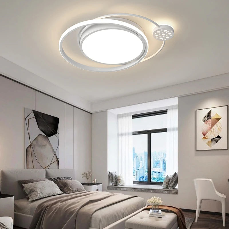 plafonnier led moderne minimalist éclairage intérieur décoratif pour maison - vue 3 sur 12