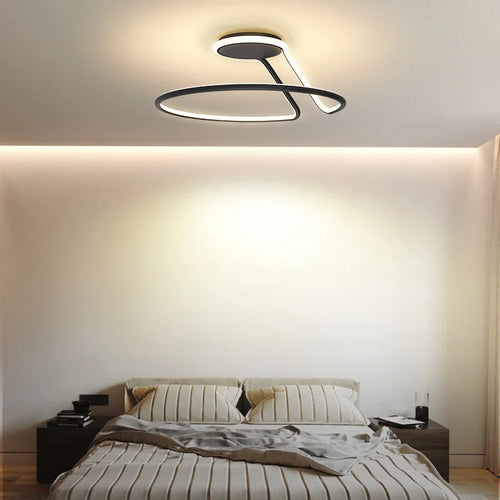 plafonnier moderne réglable avec télécommande pour décoration intérieure - vue 6 sur 16
