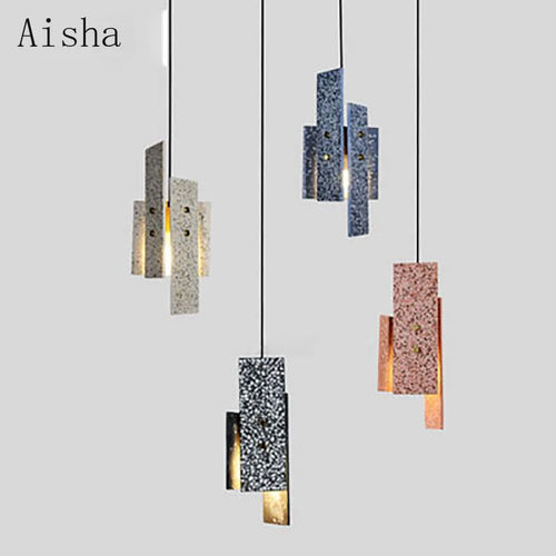 suspension nordique terrazzo créative pour décoration moderne intérieur - vue 2 sur 10