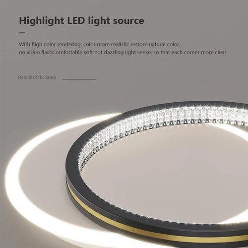 Plafond moderne à LEDs lumière lampe de luxe décor intérieur pour chambre Foyer allée couloir luminaire nordique créatif géométrie lumière - vue 6 sur 14