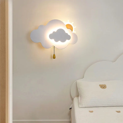 applique murale nuage design artistique pour décoration intérieure - vue 5 sur 9