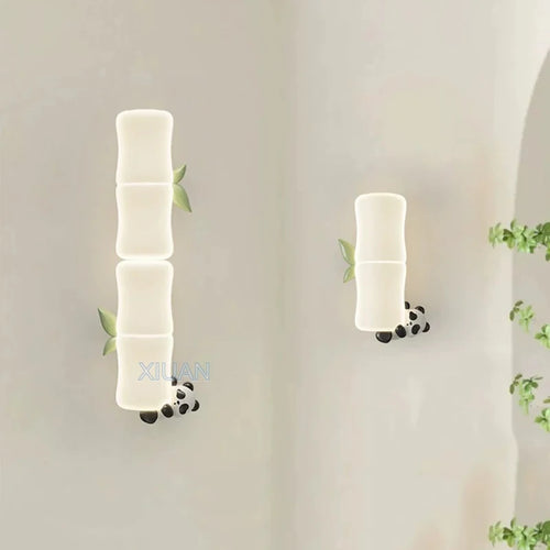 applique murale led singe panda pour enfants - vue 2 sur 23