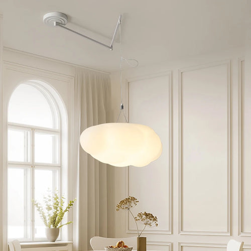 Simple moderne nouvelle crème nuage LED Lustres lumière pour Restaurant salon salle à manger chambre d'enfants couloir suspendus Lustres - vue 3 sur 10
