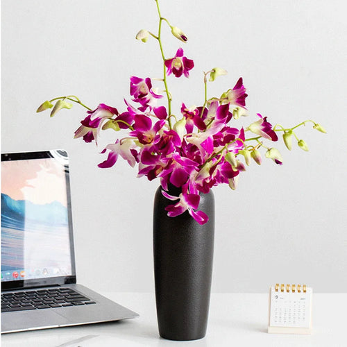 vase en céramique moderne pour arrangement floral décoratif - vue 7 sur 8
