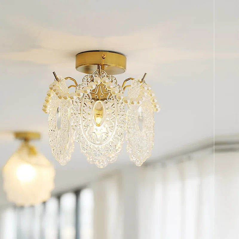 Plafonnier en verre style italien - vue 3 sur 10