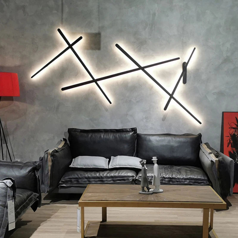 applique murale led design minimaliste moderne pour intérieur élégant - vue 3 sur 9