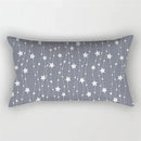 housse de coussin géométrique gris patchwork décorative pour salon ou chambre