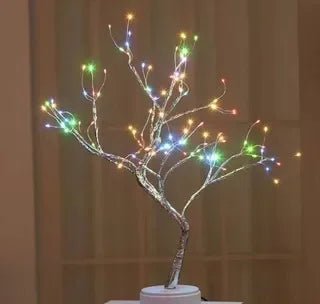 lampe de table led arbre cerisier cristal veilleuse nordique - vue 12 sur 19