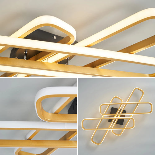 lustre moderne à LED design créatif pour intérieur - vue 4 sur 10