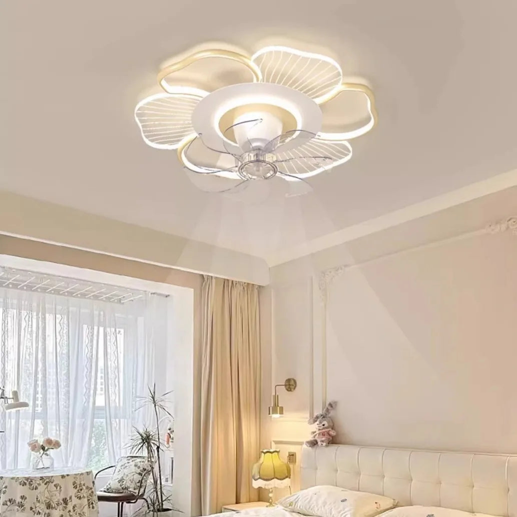plafonnier moderne avec ventilateur rotatif 360 degrés pour un éclairage tendance - vue 4 sur 6
