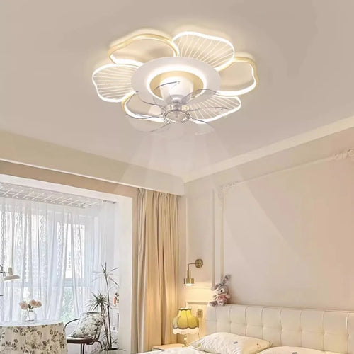 plafonnier moderne avec ventilateur rotatif 360 degrés pour un éclairage tendance - vue 5 sur 6