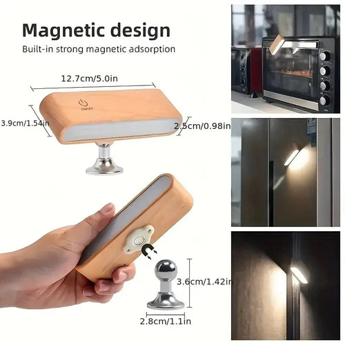 Wall Sconces Rechargeable Wall Lights With 360 Rotation,Dimmable Battery Operated Wall Sconce - vue 4 sur 8