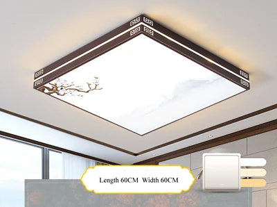 lustre rectangulaire à led pour éclairage intérieur moderne - vue 12 sur 14