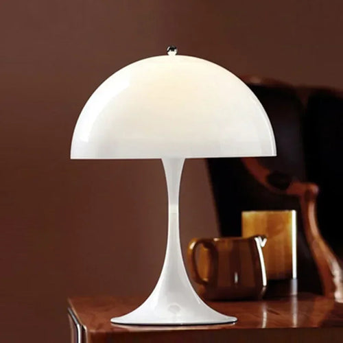 lampe table champignon moderne led chambre maison bureau lecture - vue 2 sur 9