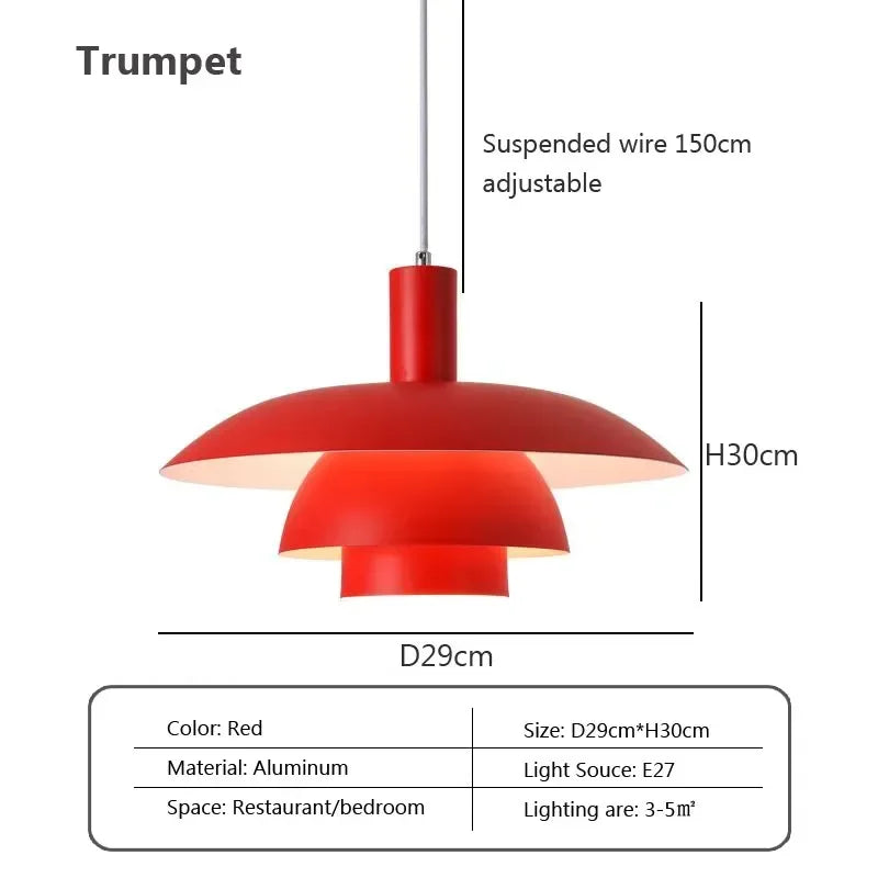 suspension multicolore design soucoupe volante pour décoration intérieure