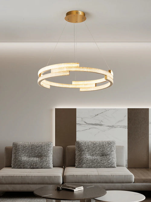 suspension design circulaire élégante pour intérieur moderne - vue 2 sur 12