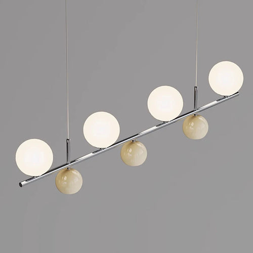 Suspension LED ronde lustre table - vue 6 sur 15