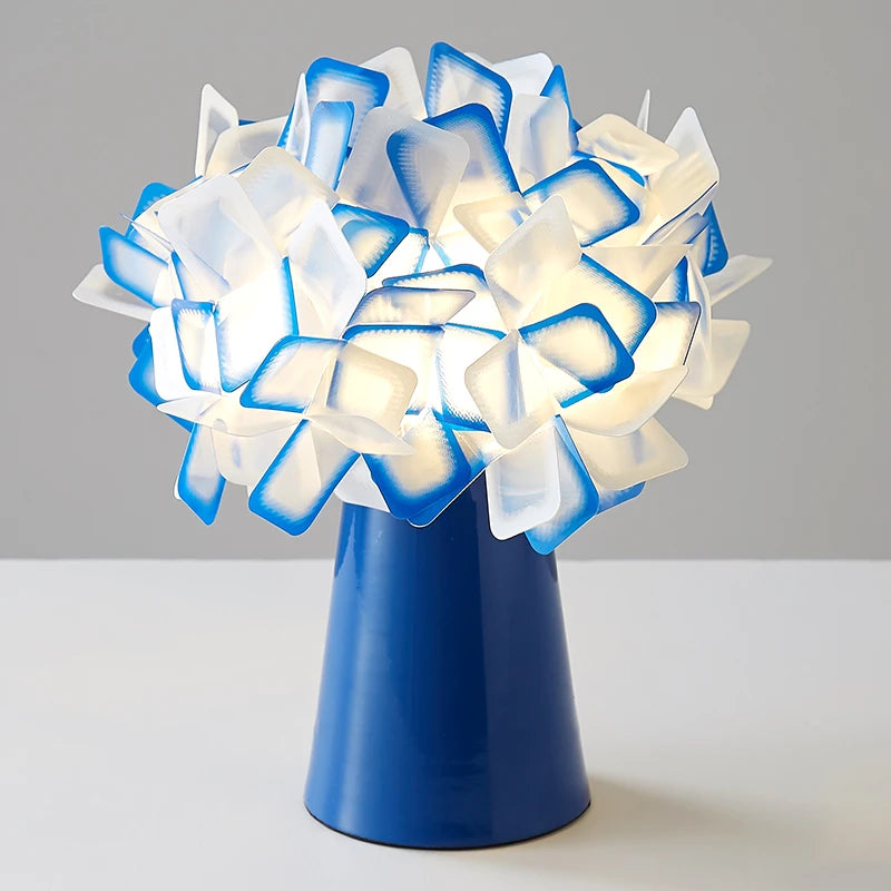 lampe de bureau moderne slamp clizia en plastique pvc fleur - vue 1 sur 13