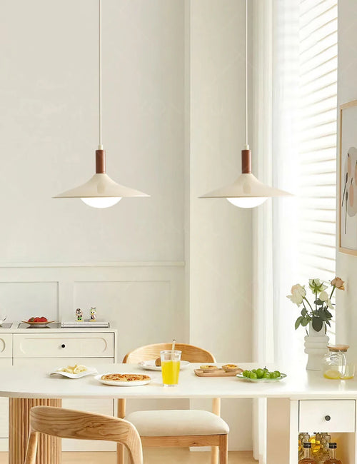 suspension led design moderne avec protection oculaire en fer et acrylique - vue 2 sur 8