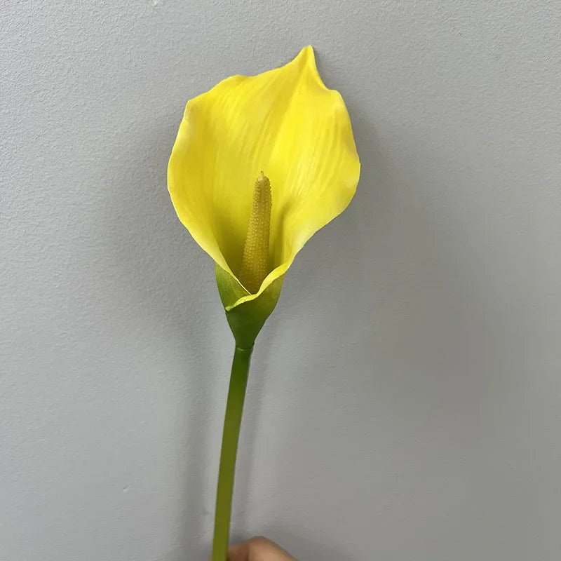 lot de 4 lys calla artificiels pour décoration de mariage - vue 9 sur 11