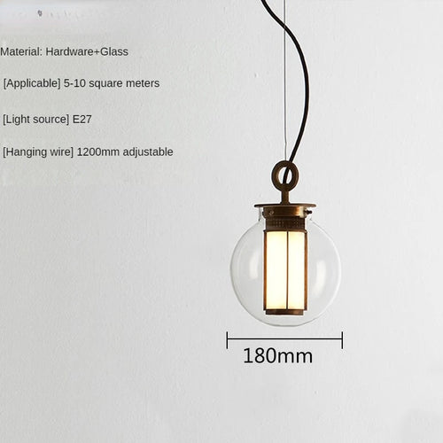 suspension en verre minimaliste pour espaces créatifs et rétro - vue 9 sur 9
