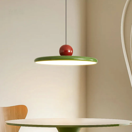 lustre nordique led élégant avec abat-jour pour décoration maison - vue 4 sur 8