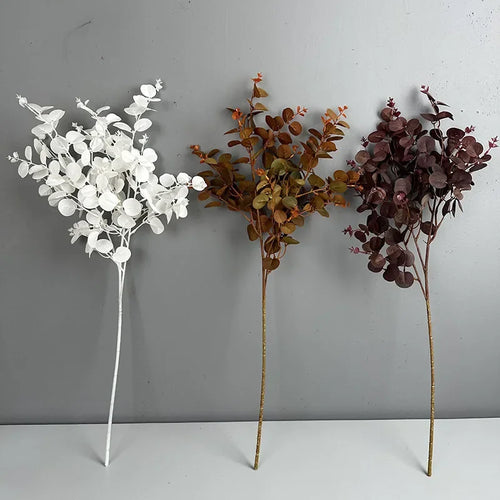 lot de 2 feuilles artificielles en soie pour décoration florale - vue 6 sur 7