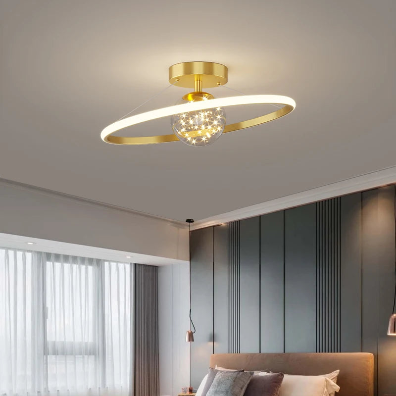 lustre led moderne pour un éclairage intérieur élégant - vue 6 sur 13