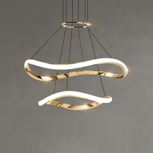 lustre led nordique suspendu décorations de luxe pour maison - vue 2 sur 9